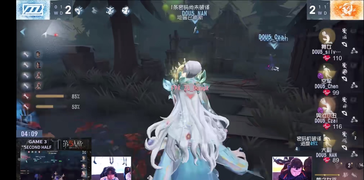 激战正酣！FPX.ZQ鏖战四场险中求胜！——第五人格2024秋季赛第二周赛报发布