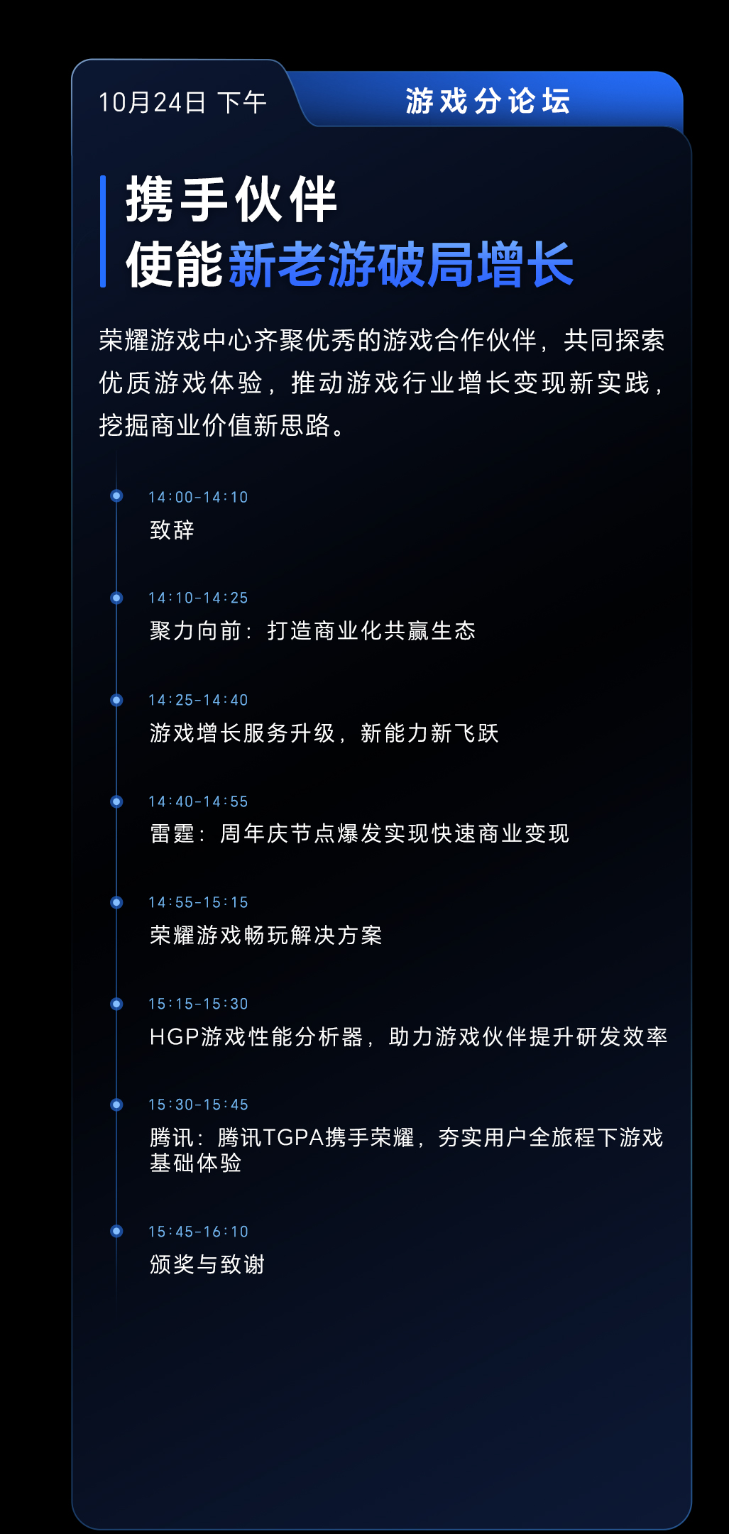 HGDC.2024荣耀开发者大会游戏分论坛：与开发者共探AI时代的游戏产业新未来