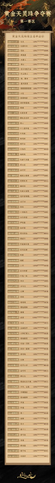 问剑长生豪送200份纯金天灵珠！首批获奖玩家名单震撼公开
