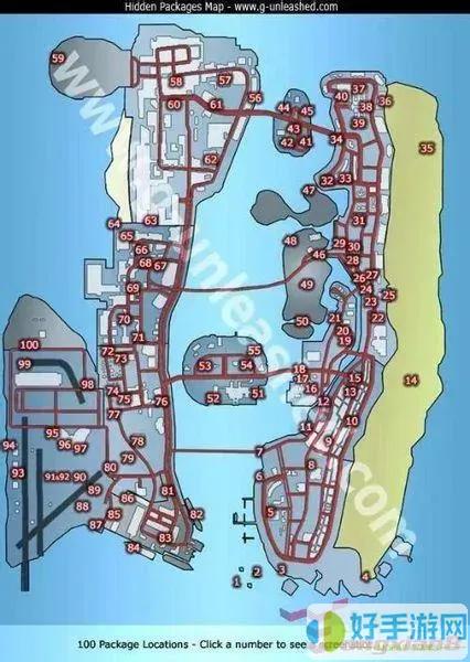 侠盗猎车隐藏包裹全收集指南：100个位置地图与技巧