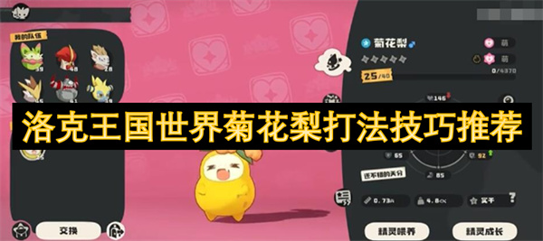 洛克王国世界菊花梨打法攻略-火系速攻与草毒流双套路解析