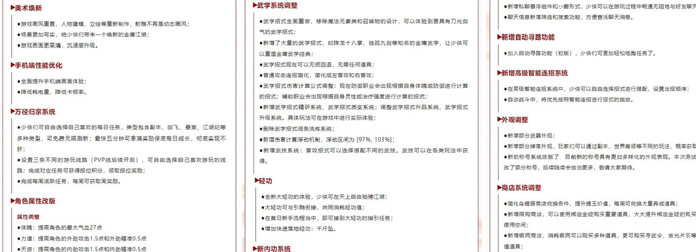 焕新先锋测试开启一周，射雕打响翻身战！玩家热议十大革新亮点